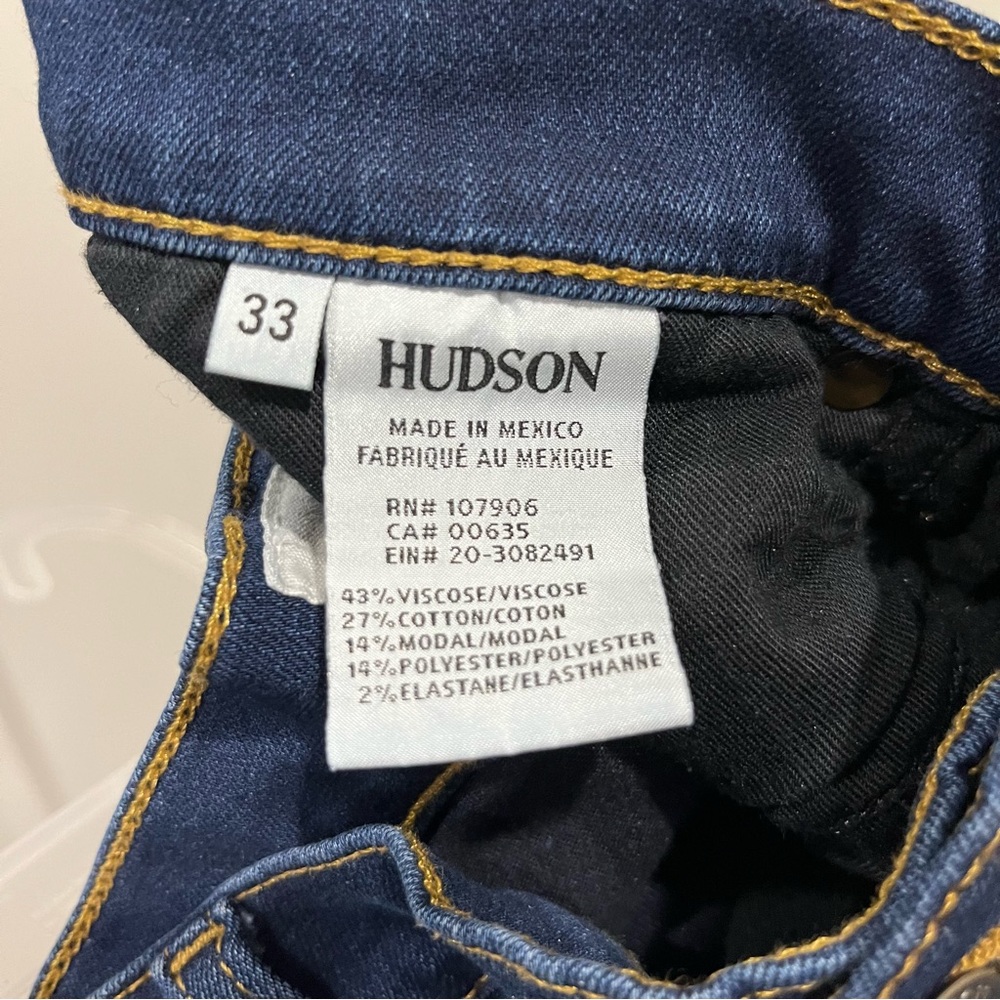 Hudson Jeans Blue Straight Leg Denim - Picture 8 of 8